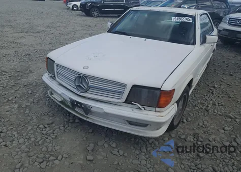 1984 Mercedes Benz 500Sec из США, поврежденный, VIN WDB12604412007325